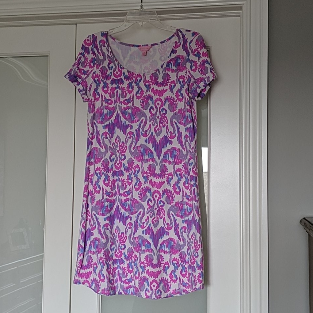 Lilly Pulitzer flamingo dress